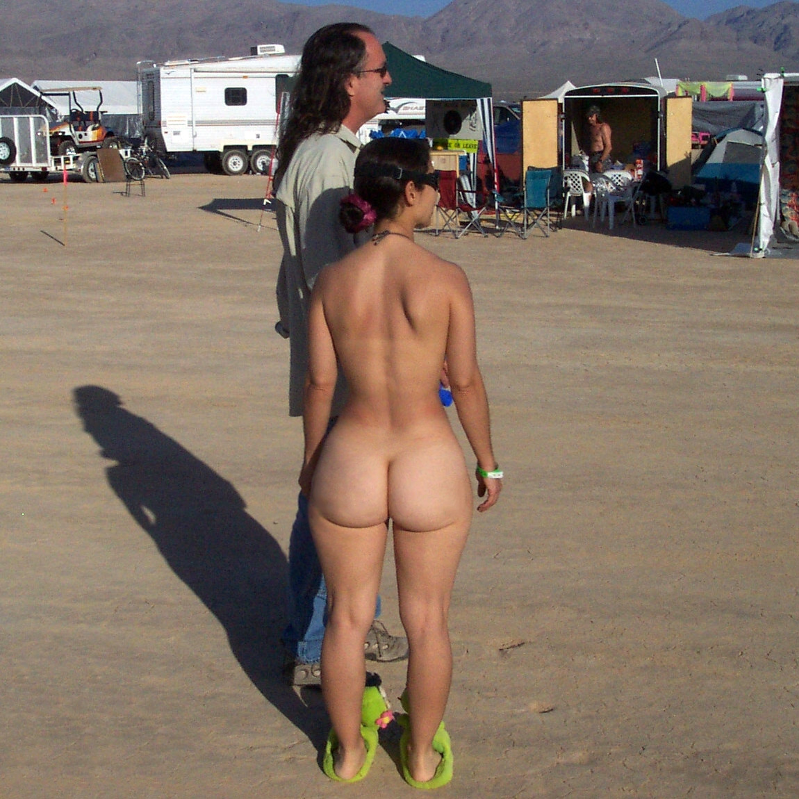 Big butt walking naked